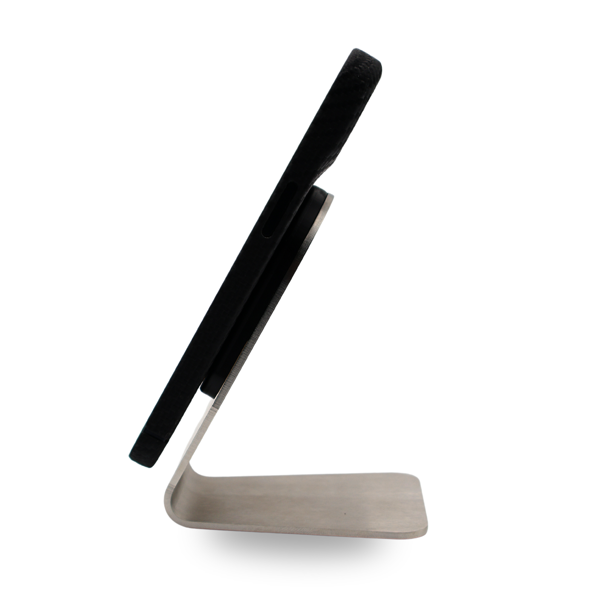 Tischhalter aus Edelstahl – MagSafe Ständer für Schreibtisch